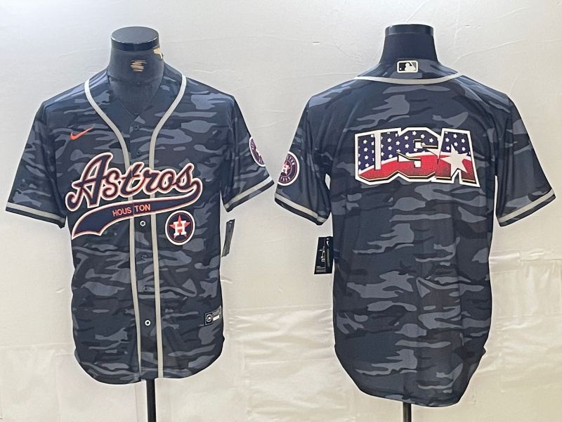 Men Houston Astros Blank Camo Jointly 2024 Nike MLB Jersey style 12->houston astros->MLB Jersey